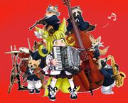 狐と狸の音楽隊♬