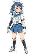 海防艦、福江。負けません。今度は。