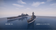 【Minecraft】軽巡 大淀&護衛艦 おおよど(DE-231)