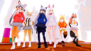 キツネのフレンズたちがかわいすぎる件