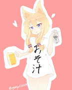 お酒を飲むウォースパイト