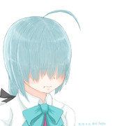 櫛を通した浜波ちゃん