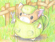 スニーキングするにゃんこ