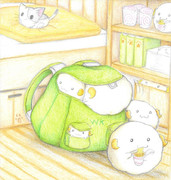 潜り込むヒツジ