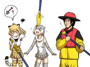 じゃんぐるコンビにカヌーの漕ぎ方を教える大泉洋