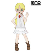 【MMDメイドインアビス】リコ制服ver【コミュ配布】