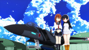 【MMDクロスオーバー】電ちゃんとジェーンとF15