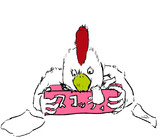 ティッシュを食べる鳥