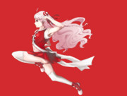 ジャンプするキュアエール