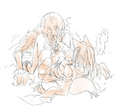 謎の水生生物VS狐の巫女