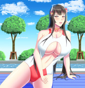 [アズールレーン] 比叡 水着 2