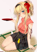 袖なし着物 ニコニコ静画 イラスト