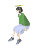 京町セイカ立ち絵（表情７種＋おまけ）