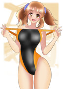 とときん×競泳水着