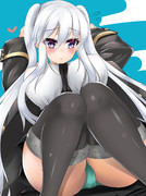 指揮官の気を惹くべくツインテールに挑戦したエンプラちゃん