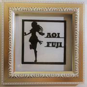 【切り絵】富士葵2