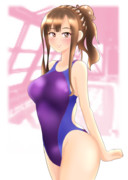 水本ゆかり×競泳水着