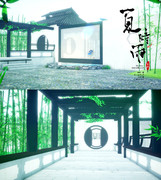 【MMDステージ配布】夏時雨【中華風】