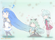 【艦これ】ペパーミントもふもふ【五月雨/山風/浜波】