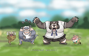 けもののむれが　あらわれた！
