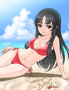 スレンダーな彼女