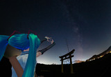 天の川の下見