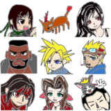 【FF7】デフォルメキャラ