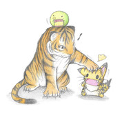 虎 ニコニコ静画 イラスト