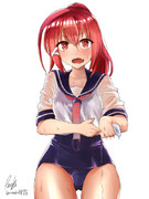 ずぶ濡れイムヤちゃん