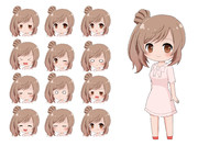 さとうささら立ち絵素材【CeVIO】