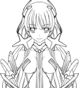 【塗り絵】楽園追放/アンジェラ・バルザック