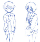 放送で描いた長門　下書き