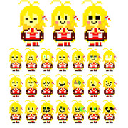 Undertale風ドット弦巻マキ立ち絵