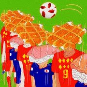 サッカー日本代表 ニコニコ静画 イラスト