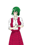 照れる超早口おばさん