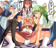 五個、五本で、香霖堂ガチャ、妖精ガチャ、悪魔ガチャ一回ときゅっとしてドカン