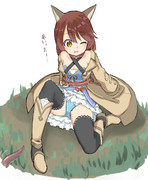何かに転かされたアマネちゃん