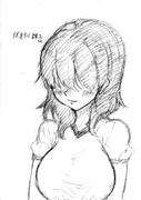 よその子雛子ちゃん（鉛筆のみ）