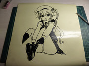 【切り絵】春雨