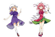 第10回東方ニコ童祭OP動画立ち絵(メリー・華扇)