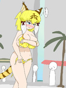 ビーチで巨大セルリアンと戦ったあと