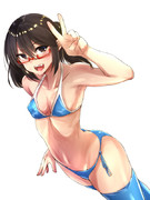 眼鏡でピース川内