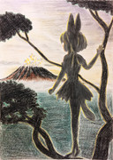 サバンナに日が昇り 私は一人で木に登る