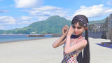 調整中 水着咲ちゃんがかわいすぎる「おねがいダーリン」│MMDお姉チャンバラPBR