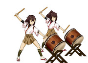 鎮守府氷祭り・伊勢型和太鼓