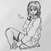５分スケッチ　18/7/20