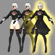 【配布】2B（ヨルハ二号B型） Ver04.01