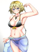 水着キャロルさん。