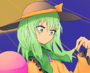 髪いじり ニコニコ静画 イラスト