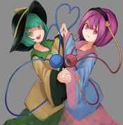 鏡合わせ ニコニコ静画 イラスト